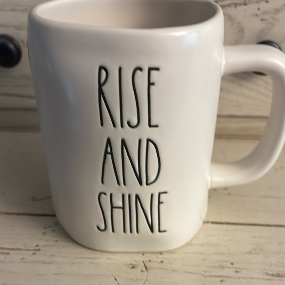 Rae Dunn White Ceramic Mug Collection
